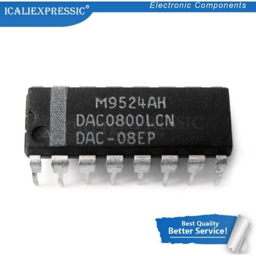10PCS DAC0800LCN DIP16 DAC0800 DIP-16 DIP