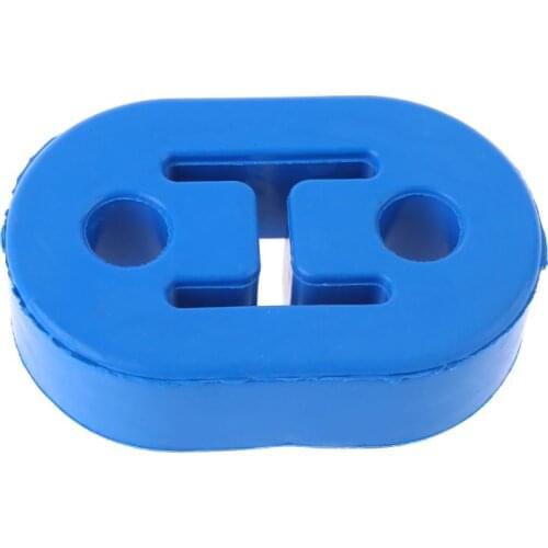 2x Heavy Duty Exhaust Hanger Bushing Support 2 Holes Bracket Rubber Mount 1XCF