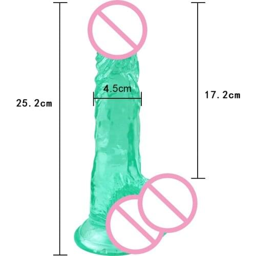 25.2cm Dildo Sex Toys For Women Goods Adults Masturbators Sextoyse Cock Artificial 4.5cm Huge Penis Female Vagina Anal Toy Shop