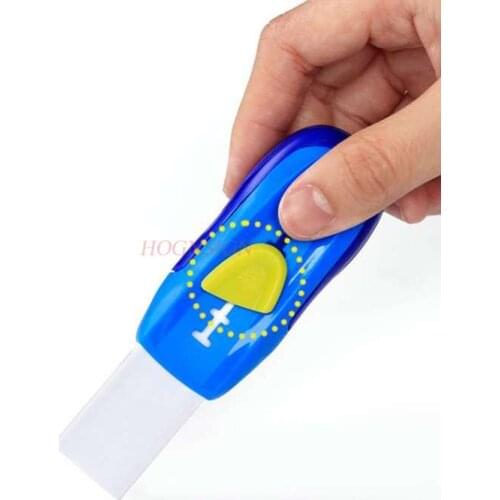3pcs Telescopic push-pull automatic rubber primary school eraser without leaving marks on childrens stationery