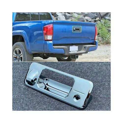 Accessories Chrome Rear Tailgate Door Handle Cover Trim For Toyota Tacoma 16-19