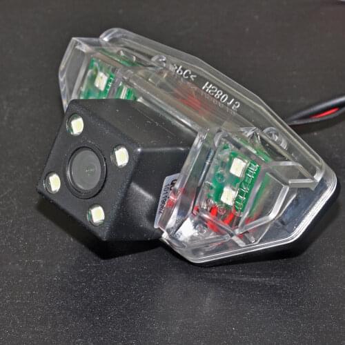 CAR Backup Camera Rear View CCD Camera for Honda Accord 7 2003-2007 Pilot Civic Odyssey Reverse Parking Camera Night 4LED