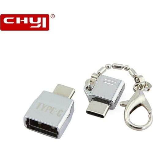 CHYI Type-C Hub High Speed Portable Mini USB 2.0 Splitter Adapter For Smartphone Macbook Tablet Computer Accessories