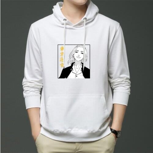 Hot Tokyo Revengers Hoodie Anime Mikey/Manjiro Sano Graphic Hoodie for Men Harajuku Sportswear Cosplay Thin Pullover Sweatshirts