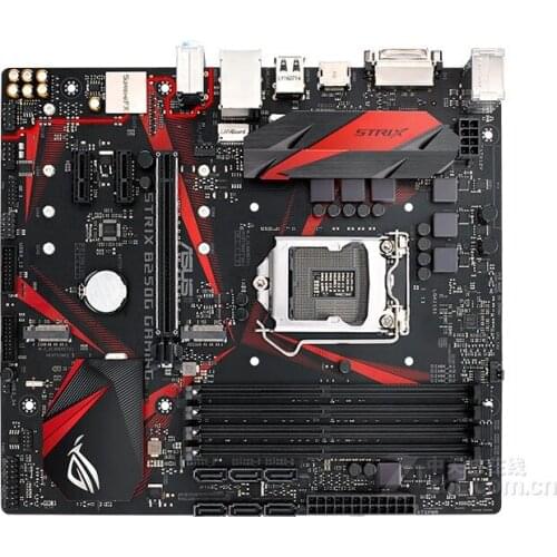 Asus ROG STRIX B250G GAMING DDR4 LGA 1151 B250 Desktop Motherboard 64GB USB2.0 USB3.0 DVI HDMI motherboard free shipping