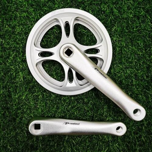 40T 170mm Prowheel Bicycle Crankset Single Speed Plastic Single Cover Crank Set Square Hole Folding Bicycle Sprocket wheel Parts