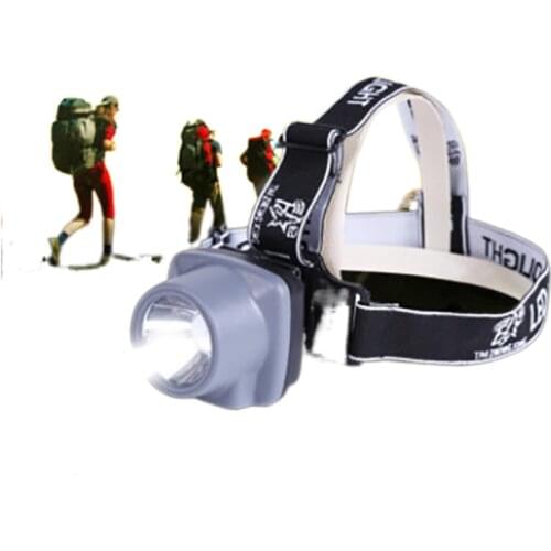 Rechargeable lithium LED headlight glare waterproof flashlight head-mounted night fishing searchlight