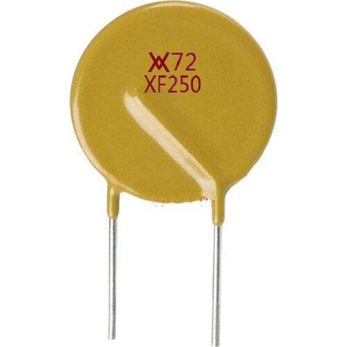 500PCS PTC Resettable Fuses 72V 2.5A 60V RXEF250 PPTC Polymeric PTC PolySwitch