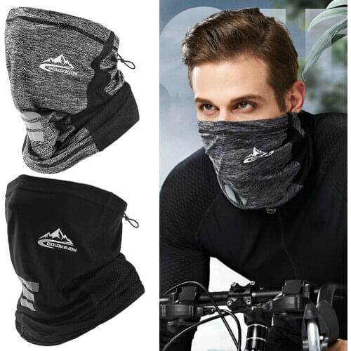 UV Protection Ice Silk Face Cover Neck Tube Outdoor Sports Headwear Bandana Scarf Breathable Hiking Scarf Neck Gaiter