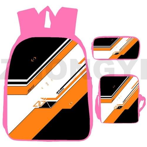 3 Pcs/Set Shooing Game Counter Strike Schoolbags CSGO Backpacks for School Teenagers Anime 3D Print Cs Go Laptop Pink Book Bag