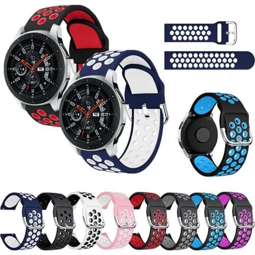 Silicone Straps for Smartwatch Samsung Galaxy Watch Active 2, Samsung Galaxy Watch Active 2 42mm and S2 20mm Smart Watch Straps