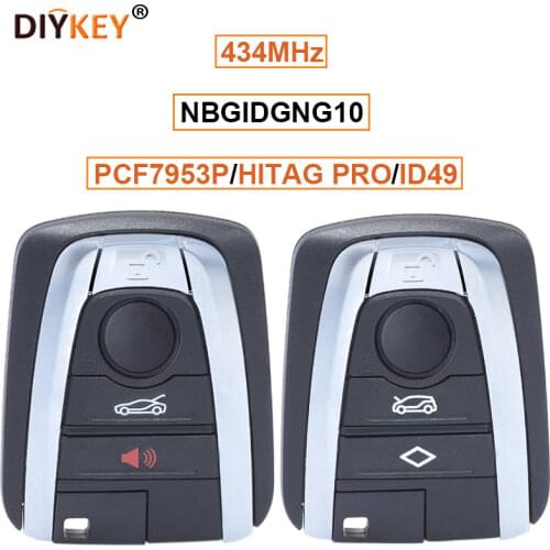 KEYECU OEM Smart Keyless Remote Control Key 434MHz for 2014 2015 2016 2017 BMW i3 i8 FCCID: NBGIDGNG1