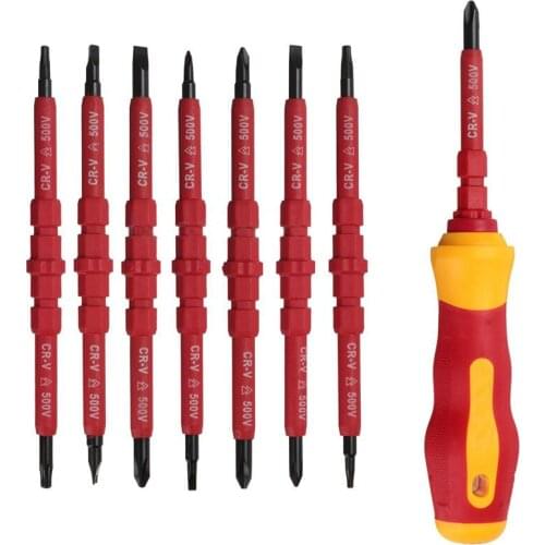 1set 14in1 Interchangeable Screwdrivers Bit Screwdriver Tool Set Multipurpose