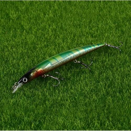 1PCS Hard Plastic Minnow Fishing Lure 135mm 13.5g Floating Wobblers 3 Hooks Artificial Bait Topwater Bait Pesca Pike Bass