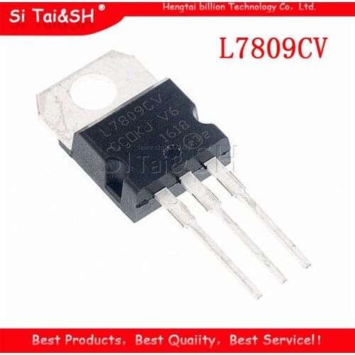 10piece) Original L7809CV L7809 LM7809 MC7809 TO-220 Chipset BGA IC