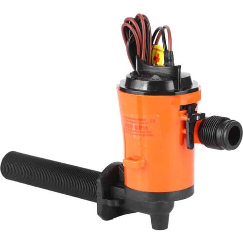 Boat accessories marine stainless steel marine 12V 800GPH Live Bait Tank Aerator Submersible Cartridge Boat Aeration Pump Boat