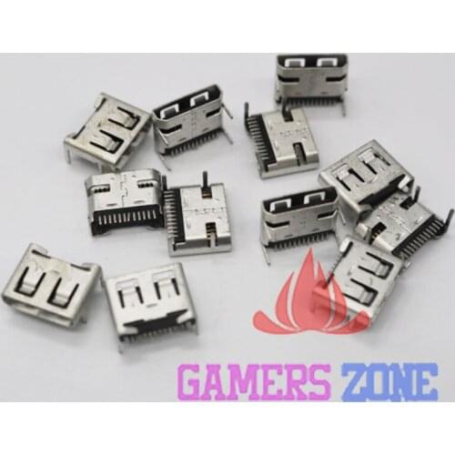 2pcs Headphone Audio Jack Earphone Connector Charging Socket Dock Port For Xbox One Gamepad Controller Repair Parts