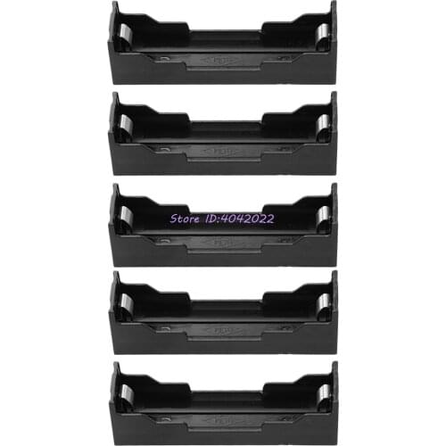 5Pcs/Set DIY ABS Storage Box 2-Pin Holder Case For 1x Li-ion 18650 3.7V Battery