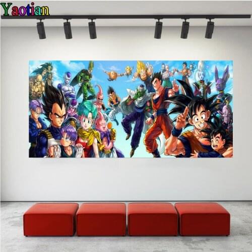 5D Diy Diamond Painting Japan Anime Full Square Round Drill Diamond Embroidery Rhinestone Pictures Mosaic Sale Home Decor