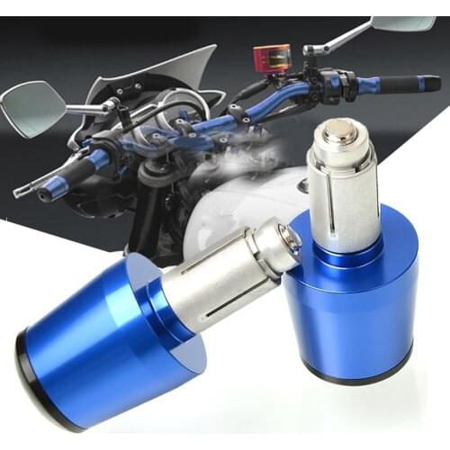 7/8"22mm Universal Handlebar Gear Balanced Plug Slider Handle Bar End Grips Cap For Suzuki GSXR GSX-R 600 750 1000 1300