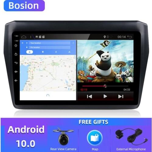 Bosion Android 10.0 Car DVD Multimedia Player GPS For Suzuki Swift 2017 2018 2019 Navigation Stereo Radio BT WIFI