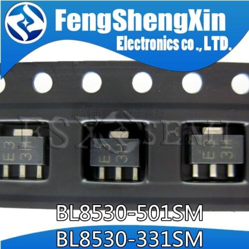 100PCS BL8530-331SM SOT-89 E33 BL8530-331 BL8530 SOT89 PFM STEP-UP DC/DC CONVERTER WITH HIGH EFFICIENCY AND LOW NOISE