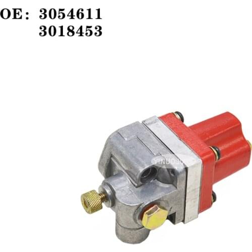 R455/485/500/505-7/QSM11/QSX15/NT855/K38 flameout shutoff valve OE: 3054611/3018453 flameout switch flameout solenoid valve 12V