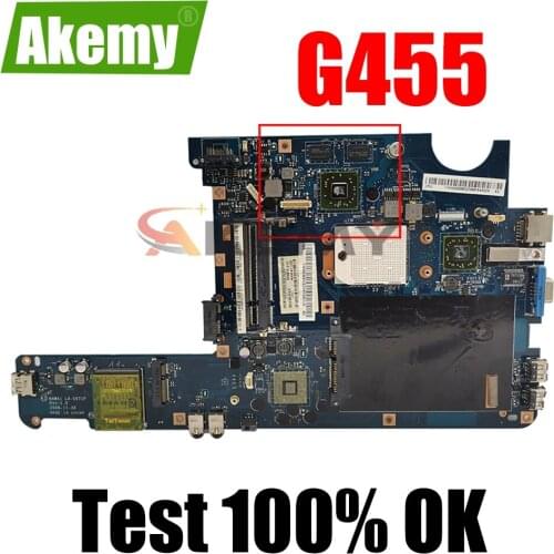 For Lenovo G455 G455A NAWA1 LA-5971P system board motherboard DDR2 with graphics card 100% tested normally shipped