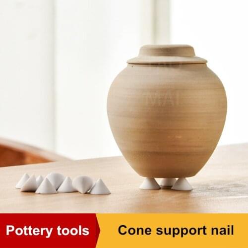 20pcs/50pcs Ceramic refractory support nails high temperature resistant materials independent cone kiln pottery tools