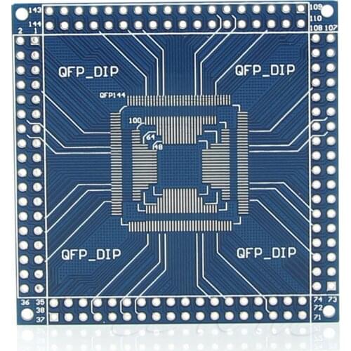 QFP/TQFP/LQFP 32/44/48/64/100/144 pin to DIP Pin Board Adapter Converter 203B