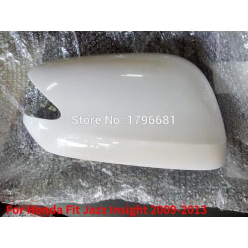 CAPQX Side rear view mirror cover for HONDA FIT JAZZ Insight 2009 2010 2011 2012 2013 side Rearview mirror Lid shell hood cap