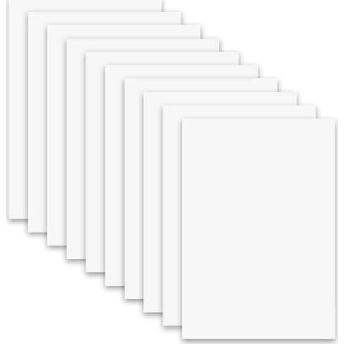 L5YD 10 Pcs/Pack Smooth Alcohol Ink Pad Paper for Painting Drawing Artwork DIY Crafts Decoration