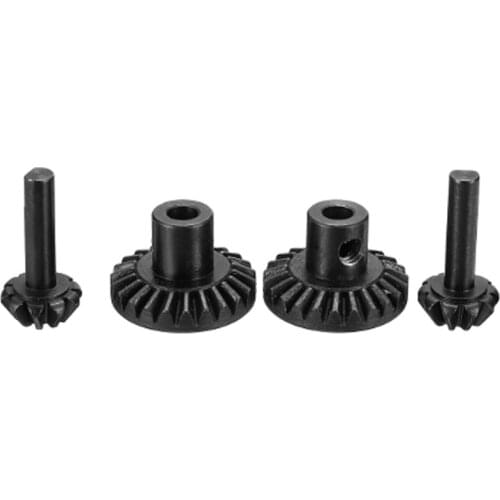 RC Car Metal Spare Part Upgrade Metal Front & Rear Axle Gear Shaft Driving Gear Set for WPL B1 B14 B16 B24 C14 C24 Perfectly Fit