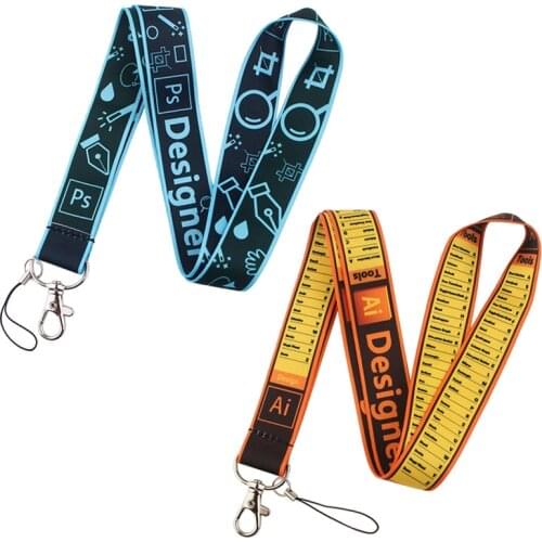 Fashion Program Neckband Lanyard Key ID Card Gym Mobile Phone Strap Multifunction Mobile Phone Decoration