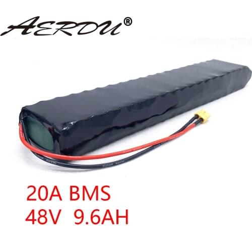 AERDU 48V 9.6Ah 750Watt 10Ah 9Ah 18650 Lithium Ion Battery Pack 4810 Ebike Scooter Motor Xt60 20A Common Port BMS wheel chair