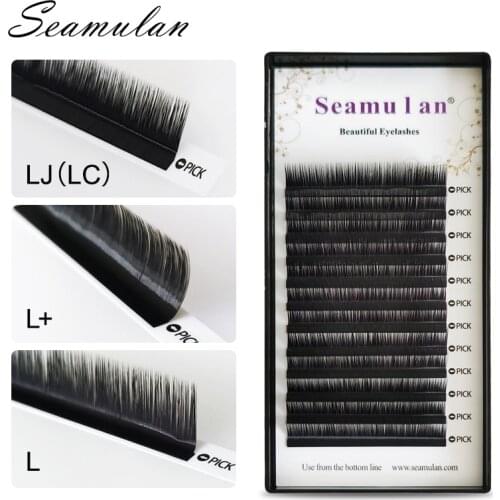 8-13mm 12lines handmade korean individual eyelash extension natural soft faux mink eyelashes lashes for extension