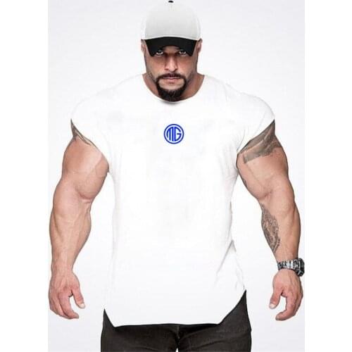 New Brand Cotton Man Canotte Mens Tank Tops Shirt Workout Gym Tank Top Fitness Clothing Vest Sleeveless Bodybuilding Man Clothes