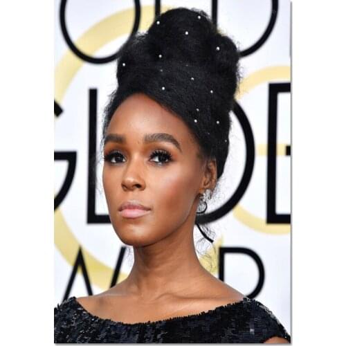 New Arrival Custom Janelle Monae Poster Home Decoration Fashion Silk Fabric Wall Poster Customize Poster 30X45cm27X40cm