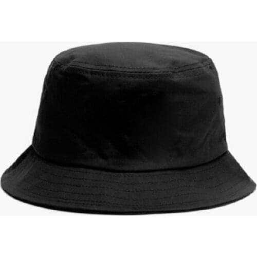 Black White Solid Bucket Hat Unisex Bob Caps Hip Hop Gorros Men women Summer Panama Cap Beach Sun Fishing boonie Hat Fishing cap