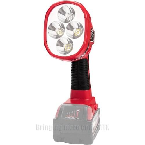 Pistol/Portable 12W 18V LED Lamp Flashlight For Milwaukee(NO Battery NO Charger)Li-Ion Battery USB Outdoor Tools Work Lamp Light