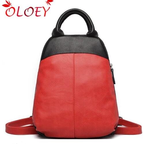 New Fashion Women Backpack Casual Female Bookbag High Quality Soft Pu Leather Women Backpack Large Capacity Backpacks Travel Bag