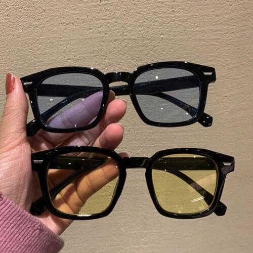 Vintage Square Sunglasses For Men Driving Sun Glasses 2021 Women Shades Colorful Original Brand Designer Oculos De Sol Uv 400
