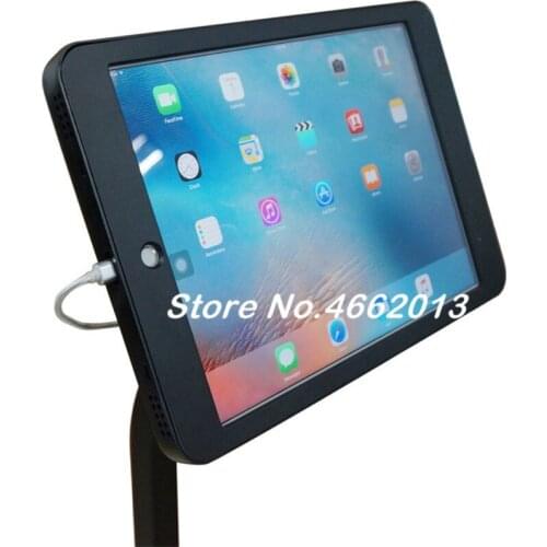 For iPad Pro 12.9 inch display kiosk stand with charging cable secure standing trade fair school store museum cinema theater