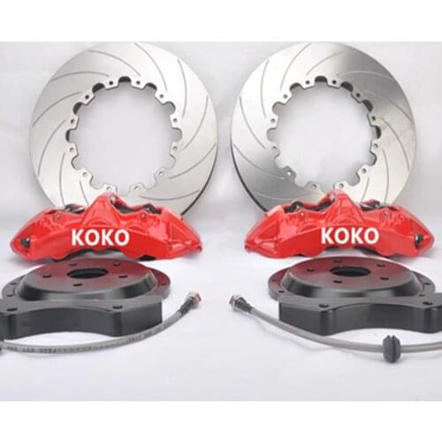 Red color GT6 &GT4 Caliper brake system 355*32MM drilled disc kits rear 345*28mm disc For Subaru BRZ