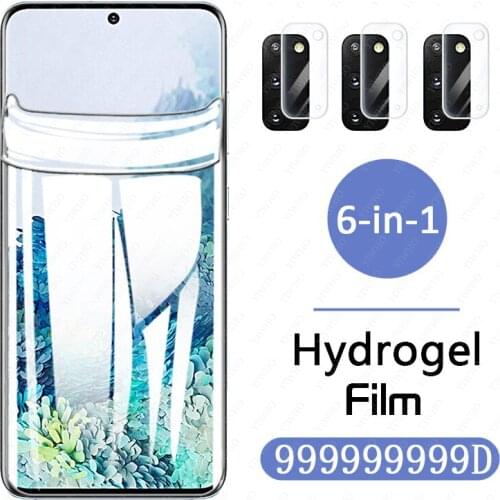 Protective Hydrogel Film for Samsung Galaxy S20 Screen Protector Back Camera Lens Glass for Galaxy S 20 20s S20 + S20+ S20 Ultra