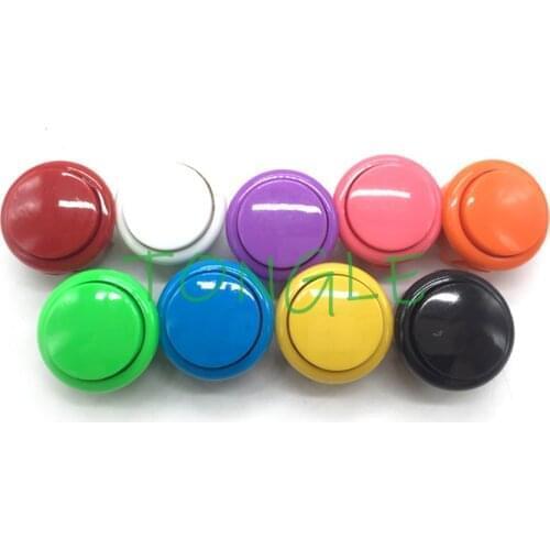 100pcs/lot Copy Sanwa 30mm Button Arcade Push Button Switch Start Button OBSF-30 Sanwa Button Replacement