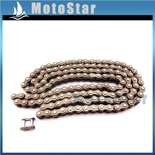 25H Sprocket Chain With Spare Master Link For 2 Stroke 47cc 49cc Chinese ATV Quad Pocket Bike Mini Dirt Kids
