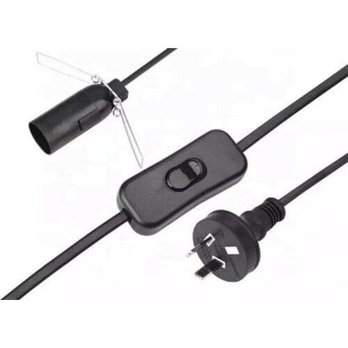 1.5m Himalayan Salt Lamp Power Cord Cable Two-core Flat Wire, Two Plugs In Australian Standard Purify The Air Improve Breathing