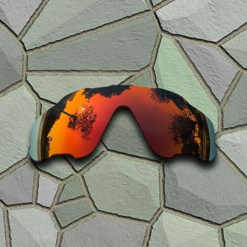Red Orange Sunglasses Polarized Replacement Lenses for Oakley Jawbreaker
