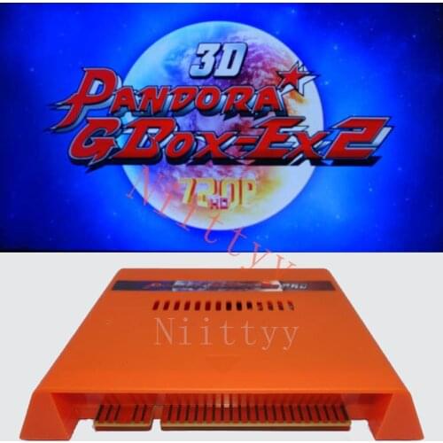 2020 New 3D Pandora GBOX-EX2 4300 In 1 Box Game Bord Game Arcade box Cartridge Jamma PCB 720P VGA+HDMI Video Game USB controller